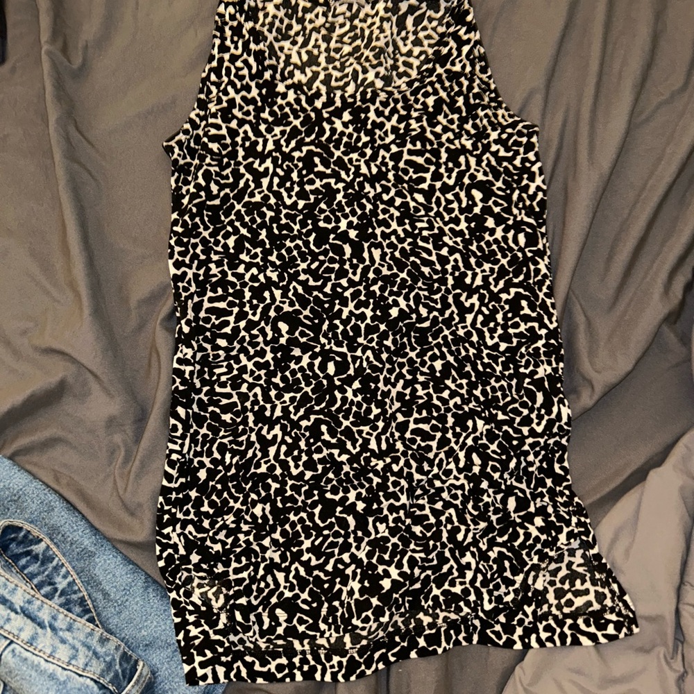 cheetah print tank top